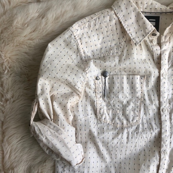 G-Star beige Button Down shirt  -XS - Picture 7 of 10